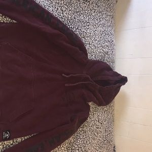 American Eagle Maroon Hoodie